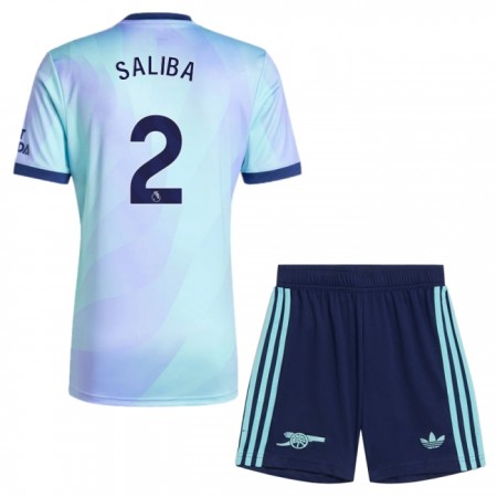 Camisetas Arsenal Saliba 2 Tercera 2024-25 - Niño (+ Pantalones) Camisetas Arsenal Saliba 2 Tercera 2024-25 - Niño (+ Pantalones)